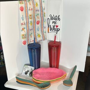 Summer Kitchen Accessories NWT & EUC